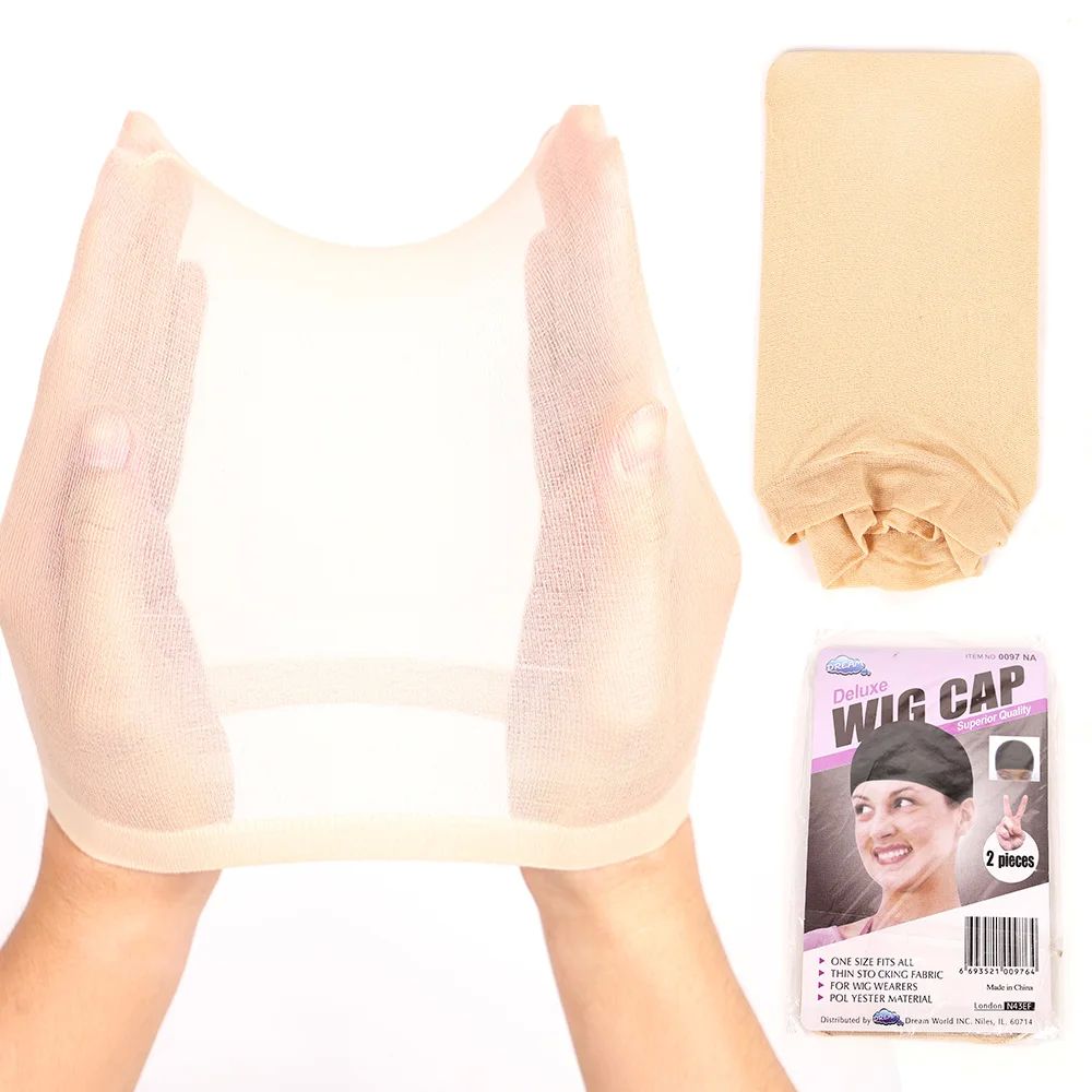 Light Brown Wig Caps for Women Lace Front, Stretchy Nylon St