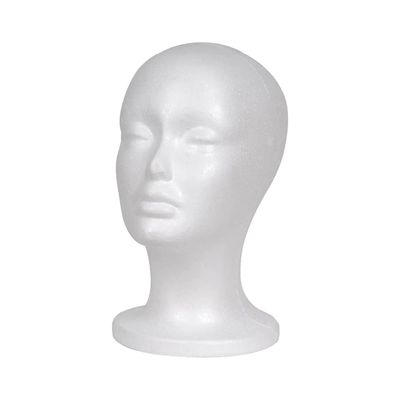 Female Foam Mannequin Head Wig Display Holder Lightweight fo