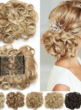 S-noilite Synthetic LARGE Comb Clip In Curly Hair Extension