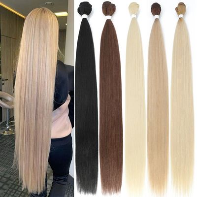 Bone Straight Hair Bundles Salon Natural Hair Extensions Fak