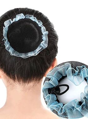 Lace Hollow Bun Hair Nets Drawstring Snoods Hair Holder Bun