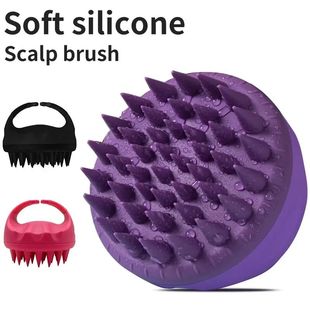 Scalp Scrubber Shampoo Brush Massager Clean Scalp Comb With