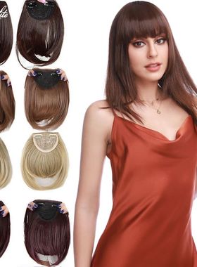 S-noilite Synthetic Natural Bang False Hair Bangs Black Brow