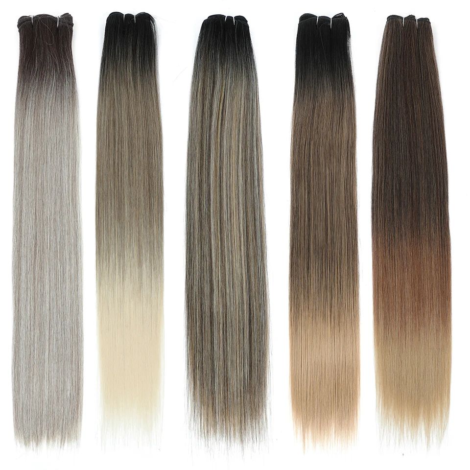 Bio Straight Hair Extensions Synthetic Soft Smooth  Hair Wea