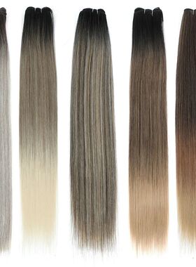 Bio Straight Hair Extensions Synthetic Soft Smooth  Hair Wea