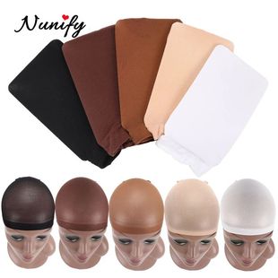 Nunify Cheap Hairnets Brown Stocking Cap Deluxe Wig Cap Hair