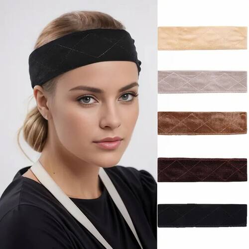 2Pc Adjustable No-Slip Headband Wig Grip Band for Secure Wig