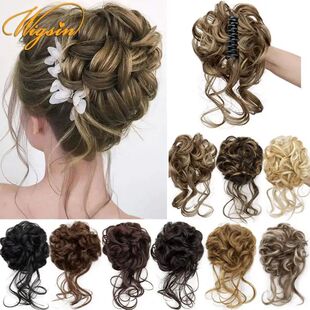 WIGSIN Synthetic Messy Bun Hair Extension Claw Clip in Hair