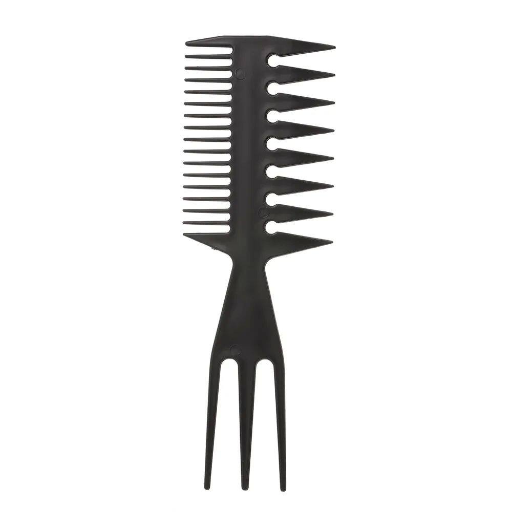 3-In-1 Plastic Combs Thin Wide Tooth Detangling Hair Comb fo