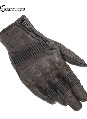 a星摩托车皮手套复古皮透气休闲城市机车手套装备RAYBURN V2