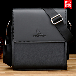 正品牌团购官方斜挎包男士小背包真皮商务单肩包皮包休闲时尚挎包
