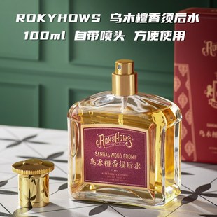 ROKYHOWS罗金霍斯男士 剃须后护理爽肤水乌木檀香舒缓须后水100ML