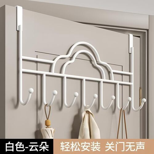 门后挂钩免打孔门上挂衣架置物衣