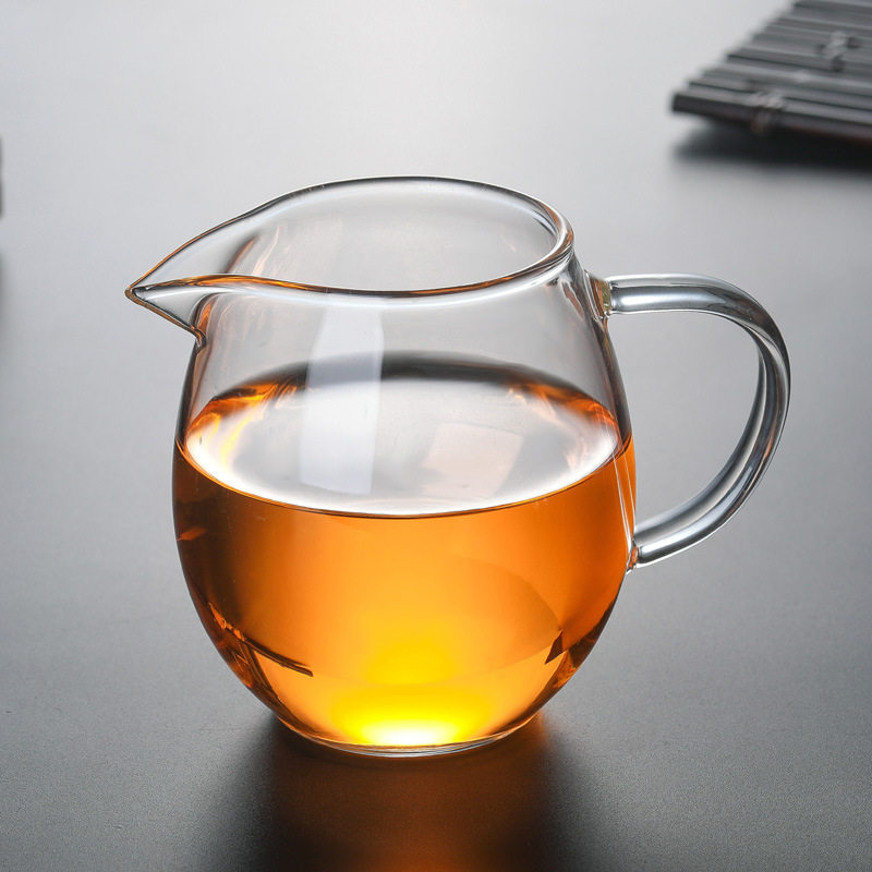 批发龙胆玻璃公道杯玻璃茶海耐高