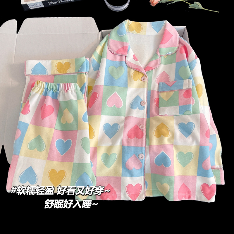 女童睡衣秋冬季保暖内衣儿童德绒秋衣秋裤套装2025新款女孩家居服