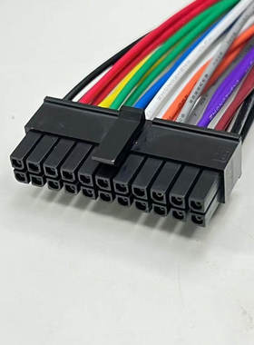 43025-2200连接线，430252200端子线，22P配UL1061 20AWG彩色线