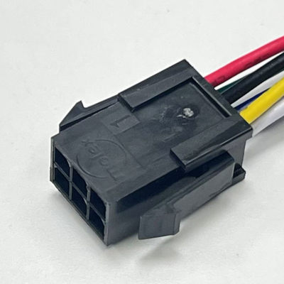 430200600连接线，43020-0600线束, MOLEX Micro fit 3.0 6P 带耳