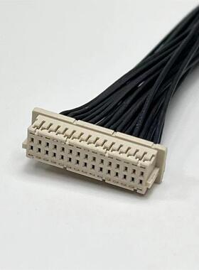 DF20A-30DS-1C 胶壳带线，HRS广濑DF20系列1.00间距双排30P连接线