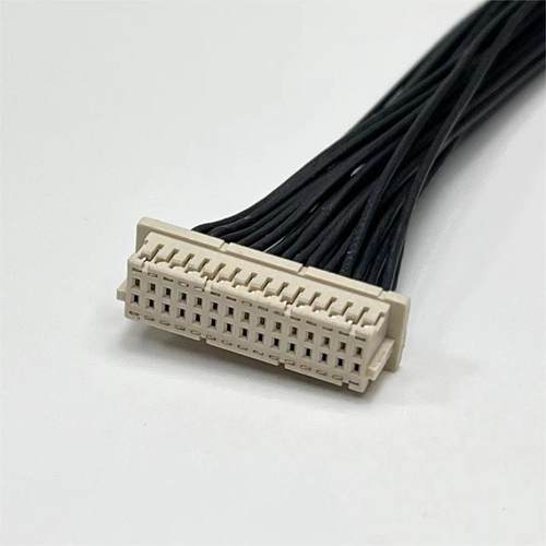 DF20A-30DS-1C 胶壳带线，HRS广濑DF20系列1.00间距双排30P连接线