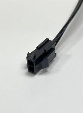 430200200端子线，MOLEX Micro Fit 3.0 2P公头43020-0200连接线,