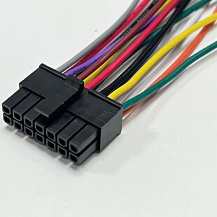 43025 430251400配UL1061 20AWG线 molex3.0双排14P 1400连接线