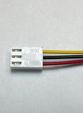 22013037， 22-01-3037， 2695-03RP胶壳带线， 3P， MOLEXKK254