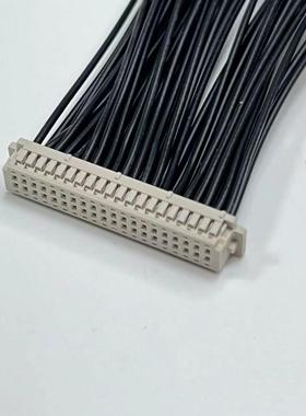 DF13-40DS-1.25C 胶壳带线, HRS1.25mm DF13系列连接线，双排40P