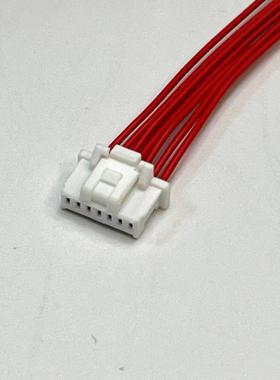 501330-0700连接线，5013300700胶壳带线，MOLEX1.0mm间距单排7P