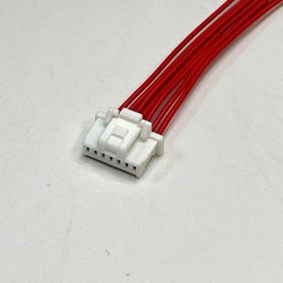 MOLEX1.0mm间距单排7P 5013300700胶壳带线 501330 0700连接线