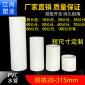 pvc管油烟机180短管75下水管道通风管材150圆管直管硬管110塑料管