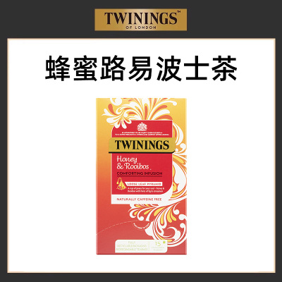 【会员专属购】临期 TWININGS川宁路易波士茶0咖啡因茶三角包15袋