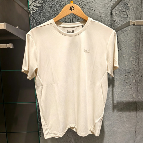 26春夏专柜正品户外JackWolfskin狼爪圆领短袖速干T恤男A66083