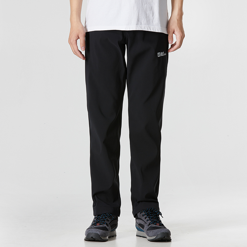 奥莱正品狼爪冲锋裤男25秋冬户外运动休闲防水加绒软壳裤5519174