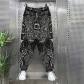 欧美进出口高档个性 子 宽松显瘦休闲花裤 嘻哈哈伦裤 ins直播间爆款