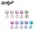 Shinma 136钛合金耳钉小众超仙少女耳骨钉耳环耳饰 爆闪烟花锆石F