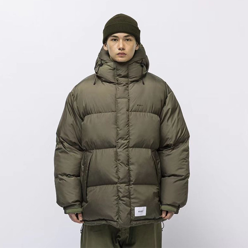 WTAPS 니시야마 토루의 롱 다운 재킷 겨울 따뜻한 방풍 및 방수 일본 CITYBOY 빵 재킷