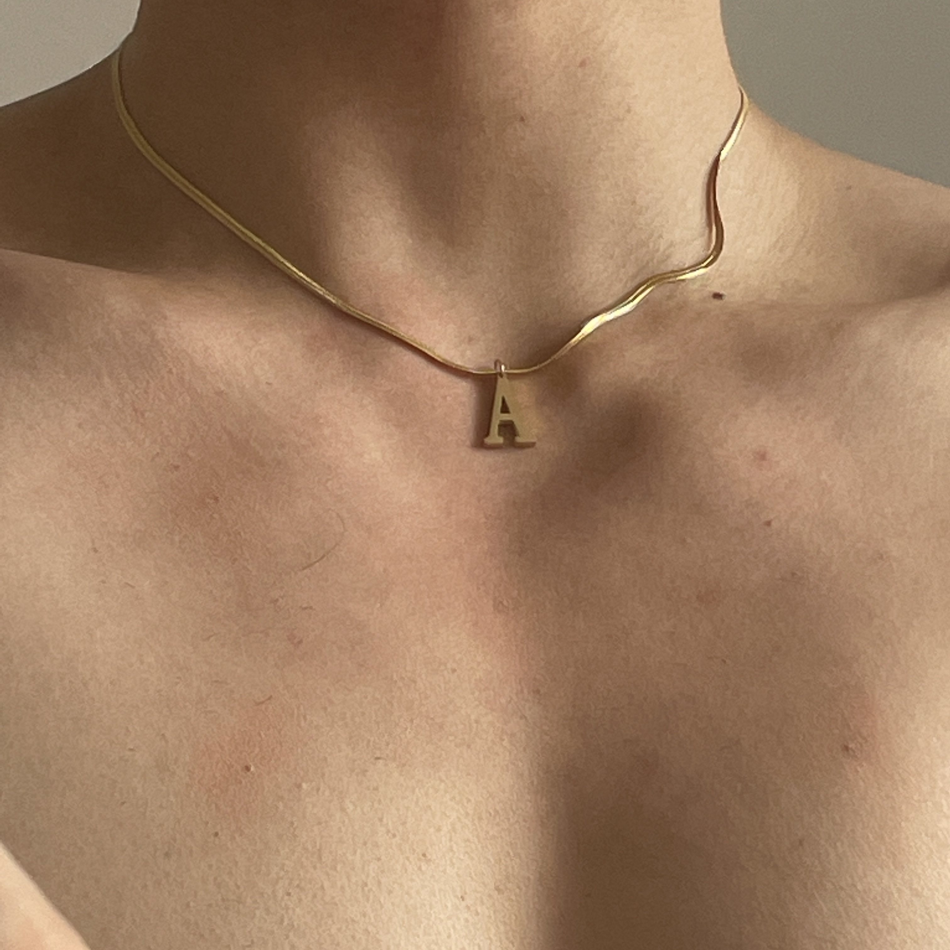 SCMEN钛钢蛇骨链情侣项链