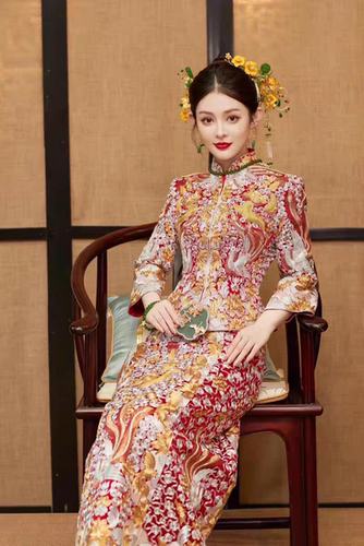 出租龙凤褂新娘2026新款结婚敬酒服旗袍中式裙褂大码礼服秀禾服