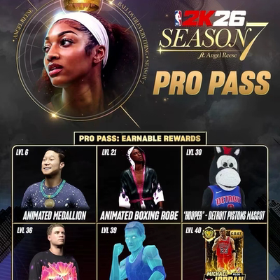 NBA2K26 steam代练 VC 40级 解锁99经验 满徽章 专长 声望 终身
