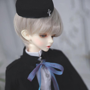 现货可贝贝BJD娃娃SD假发6分直短发正太古风男女娃假毛日常短发
