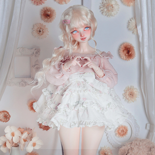 现货可贝贝bjd娃娃4分娃衣mdd 甜妹 日系洛丽塔公主风连衣裙套装