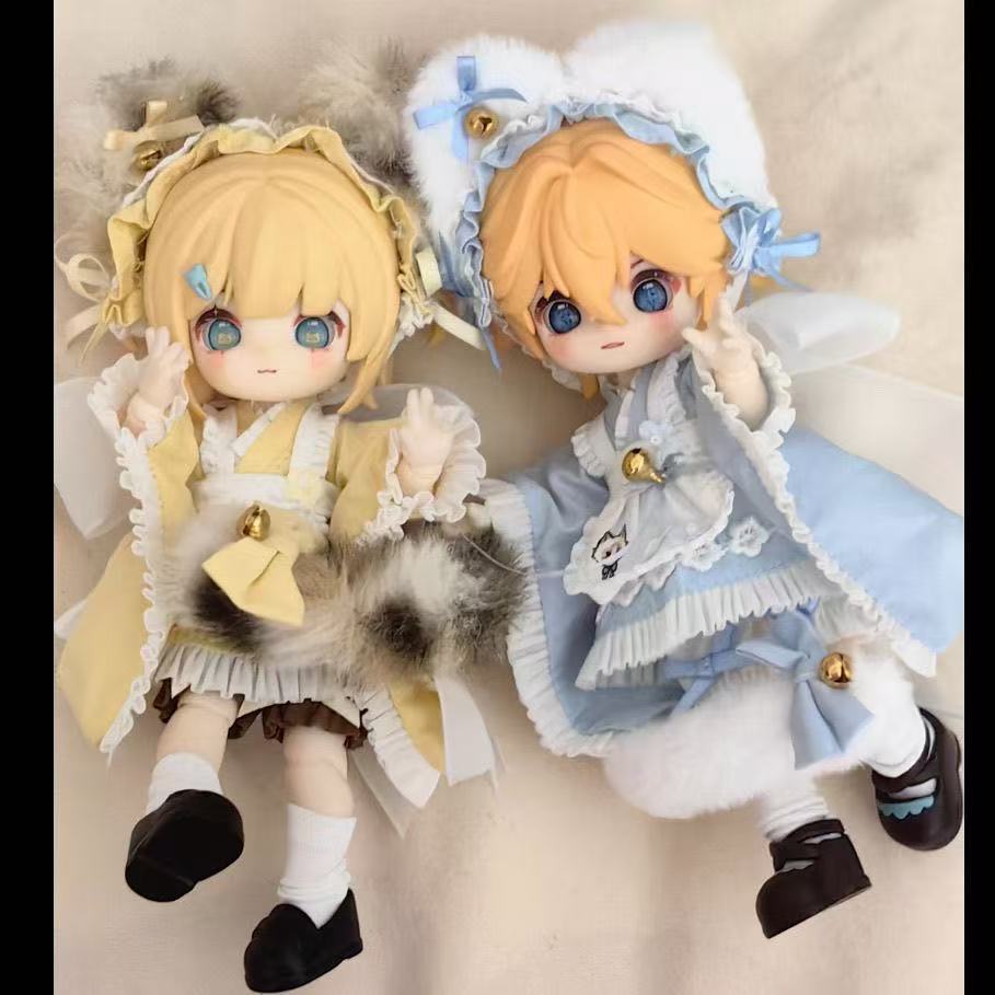 现货ob11娃衣bjd小猫女仆衣服