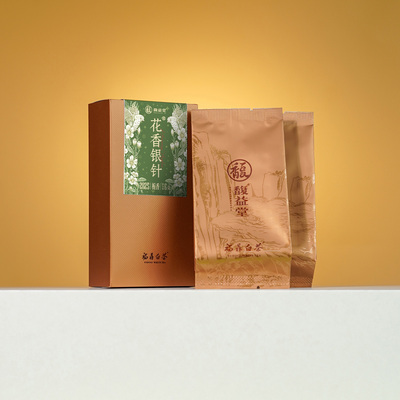 馥益堂福鼎白茶花香银针·栀香2025年特级白毫银针品鉴装6g茶叶