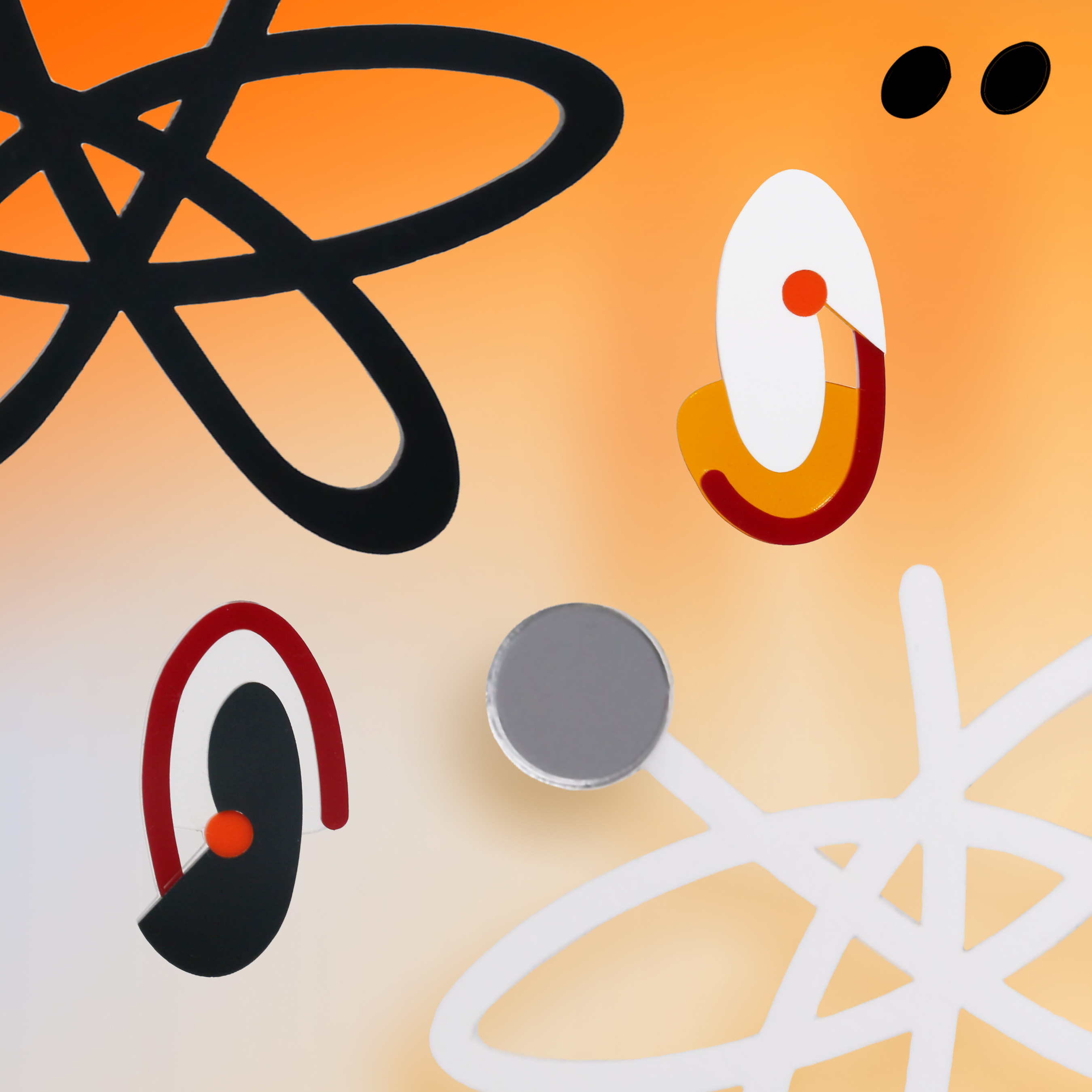 绿场oddgreenvoiment亚克力耳环