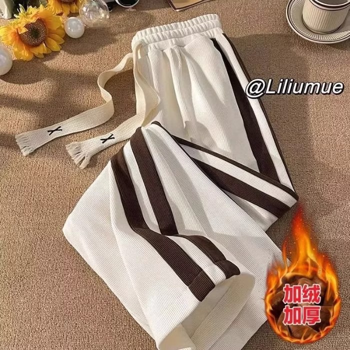 美式潮流阔腿裤男春秋重