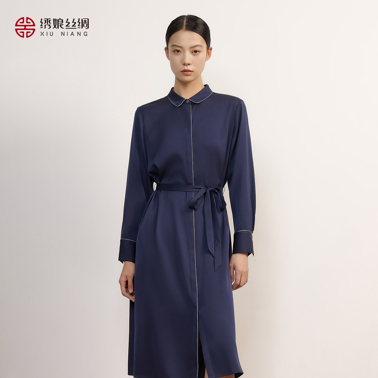 绣娘新款重磅真丝连衣裙