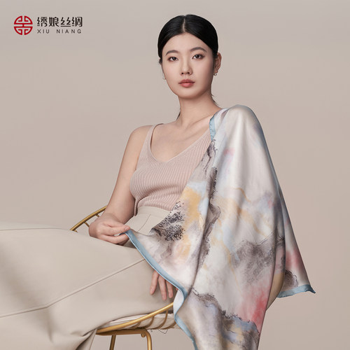 绣娘丝绸真丝百搭方巾