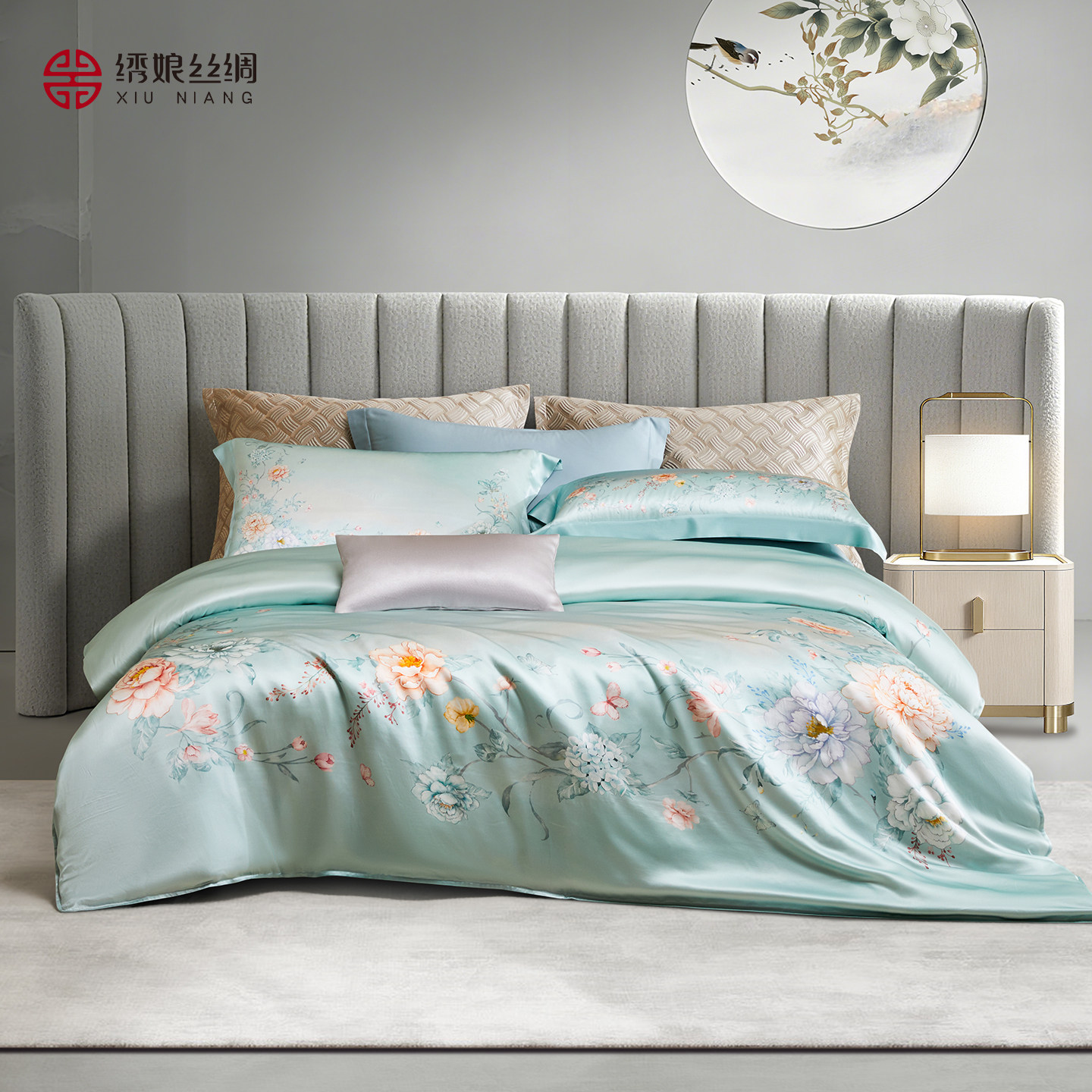 绣娘丝绸真丝床上四件套