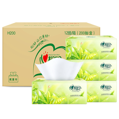 心相印硬盒抽36盒纸巾