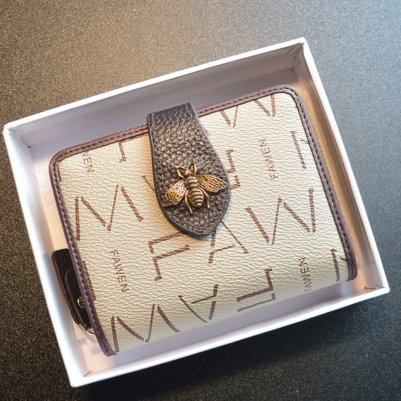 法纹2020新款韩版小钱包女短款真皮女士牛皮多卡位卡包钱夹零钱包